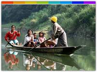 Boat Riding in River Tlawng, Mizoram