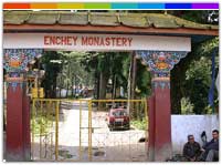 Entrance gate to Enchey Monastery, Sikkim